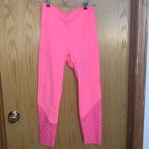 ZYIA Active Neon Flower Power Luxe Hi-Rise 7/8 24”        size 6-8